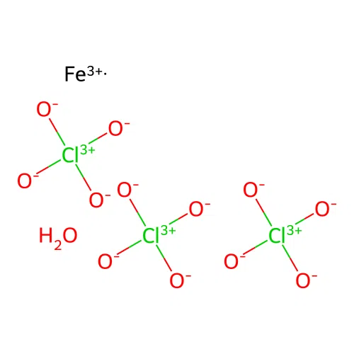 Iron(III) perchlorate hydrate structure
