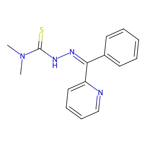 3,3-Dimethyl-1-{[phenyl(pyridin-2-yl)methylidene]amino}thiourea structure