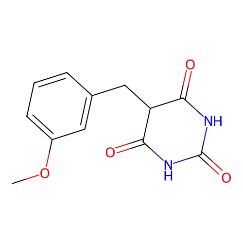 5-(m-Methoxy)benzylbarbituric Acid structure