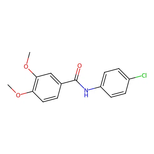 N-(4-chlorophenyl)-3,4-dimethoxybenzamide structure