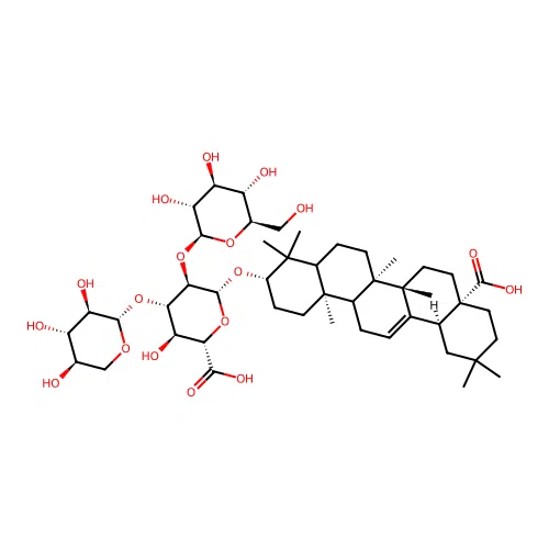 2'-O-Glucopyranosylmomordin Ic structure