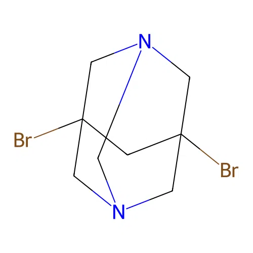 5,7-Dibromo-1,3-diazaadamantane structure