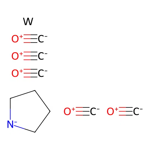 Carbon monoxide;pyrrolidin-1-ide;tungsten structure