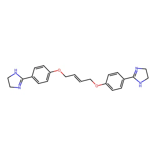 1H-Imidazole,2,2'-[(2E)-2-butene-1,4-diylbis(oxy-4,1-phenylene)]bis[4,5-dihydro- (9CI) structure