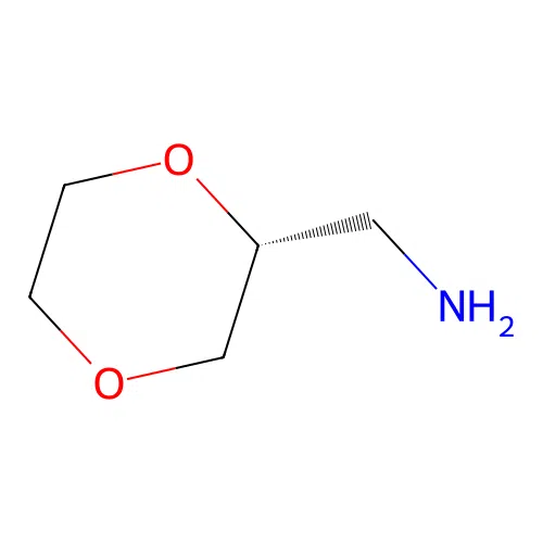 [(2R)-1,4-dioxan-2-yl]methanamine structure