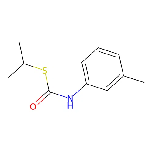 S-isopropyl 3-methylphenylthiocarbamate structure
