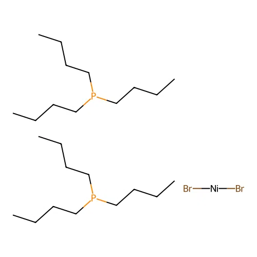 Dibromobis(tributylphosphine)nickel(II) structure