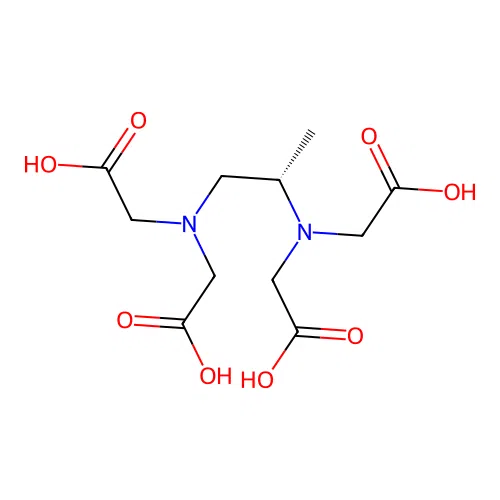 N,N'-[(1S)-1-Methyl-1,2-ethanediyl]bis[N-(carboxymethyl)glycine] structure