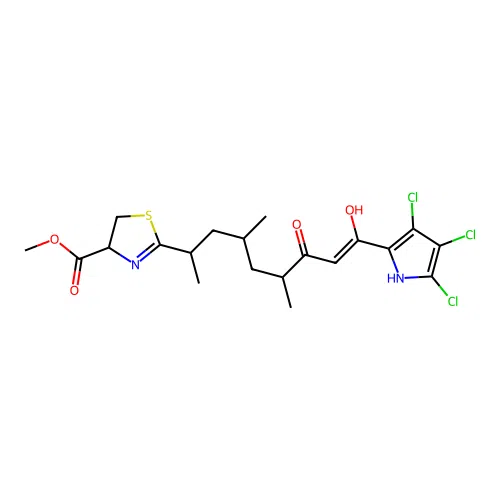 Thiazohalostatin structure