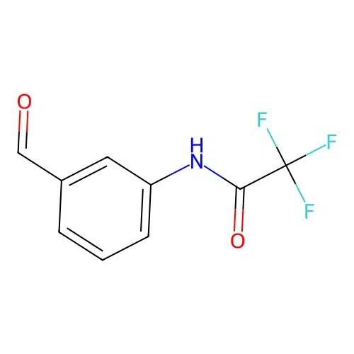 2,2,2-trifluoro-N-(3-formylphenyl)acetamide structure