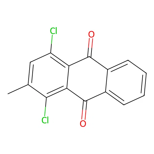 1,4-Dichloro-2-methylanthracene-9,10-dione structure
