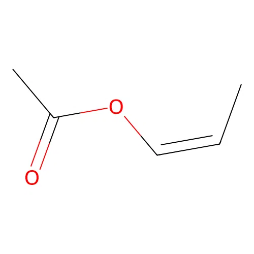 1-Propen-1-ol, 1-acetate, (1Z)- structure
