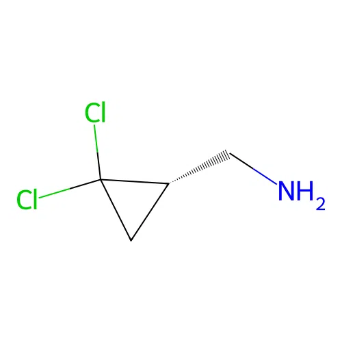 [(1S)-2,2-dichlorocyclopropyl]methanamine structure