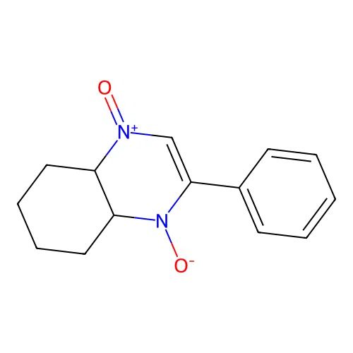 2-Phenyl-4a,5,6,7,8,8a-hexahydroquinoxaline 1,4-dioxide structure