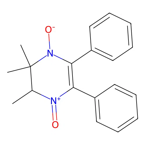 2,2,3-Trimethyl-5,6-diphenyl-2,3-dihydropyrazine 1,4-dioxide structure