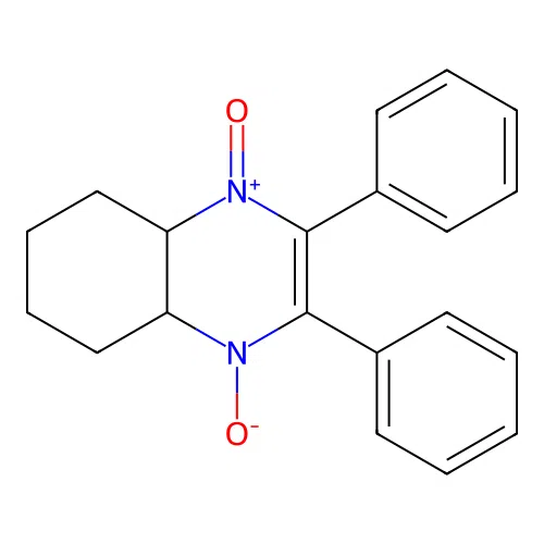 2,3-Diphenyl-4a,5,6,7,8,8a-hexahydroquinoxaline 1,4-dioxide structure