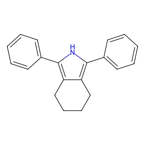 1,3-diphenyl-4,5,6,7-tetrahydro-2H-isoindole structure