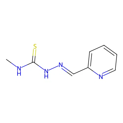 3-Methyl-1-(pyridin-2-ylmethylideneamino)thiourea structure