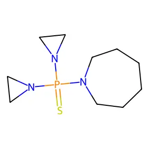 N-Hexamethylene N',N''-diethylene thiophosphoramide structure