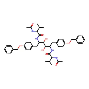 (Ac-Val-BzlTyr-psi(CHOH)2 structure