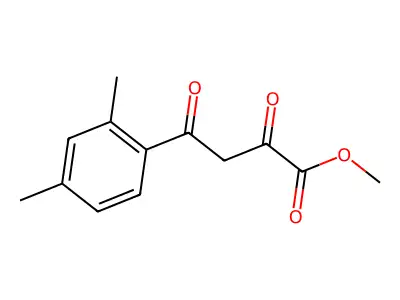 Methyl 4-(2,4-dimethylphenyl)-2,4-dioxobutanoate structure