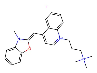 YO-TAP-1, green fluorescent nucleic acid stain structure