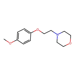 4-[2-(4-Methoxyphenoxy)ethyl]morpholine structure