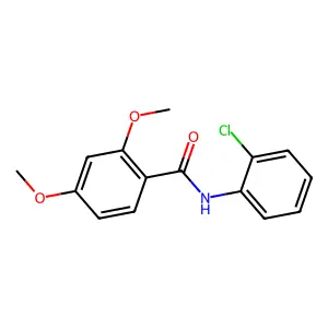 N-(2-chlorophenyl)-2,4-dimethoxybenzamide structure