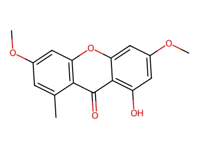 Lichexanthone structure