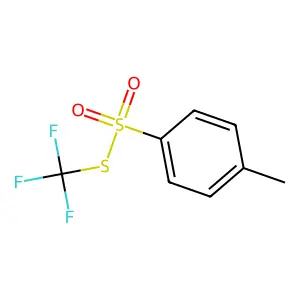 S-(Trifluoromethyl) 4-methylbenzene-1-sulfonothioate structure
