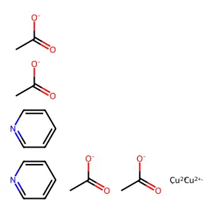 Tetrakis(mu-(acetato-kappaO:kappaO'))bis(pyridine)dicopper structure