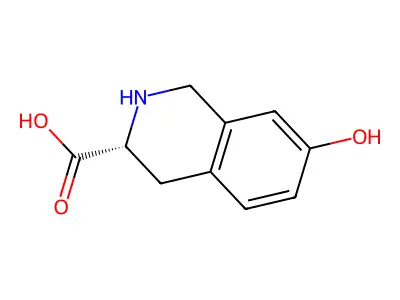 7-hydroxy-1,2,3,4-tetrahydroisoquinoline-3-carboxylic Acid structure