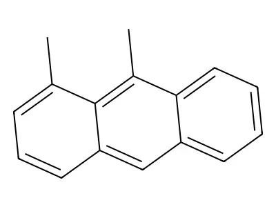 Anthracene, 1,9-dimethyl- structure