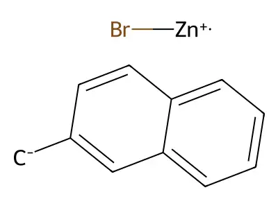 (2-Naphthyl)methylzinc bromide structure