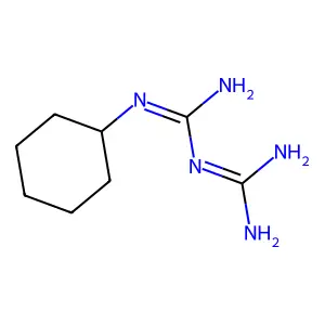 1-Cyclohexyl-biguanide structure