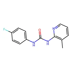 1-(4-Fluorophenyl)-3-(3-methylpyridin-2-yl)urea structure