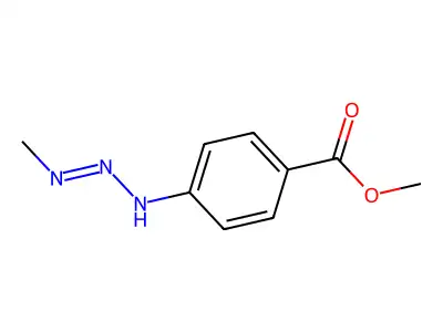 Methyl 4-(2-methyliminohydrazinyl)benzoate structure