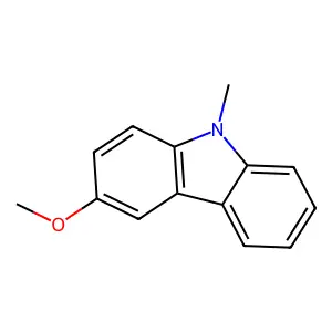 3-methoxy-9-methyl-9H-carbazole structure