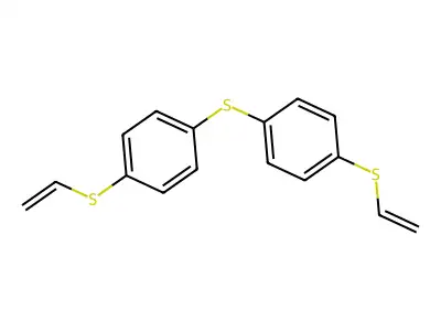 Benzene, 1,1'-thiobis[4-(ethenylthio)- structure