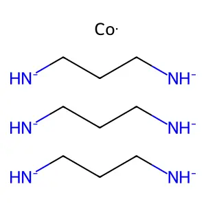 Tris(3-azanidylpropylazanide);cobalt structure