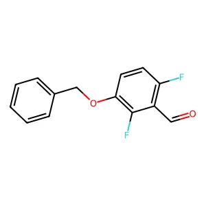 2,6-Difluoro-3-(phenylmethoxy)benzaldehyde structure