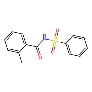 N-(benzenesulfonyl)-2-methylbenzamide structure