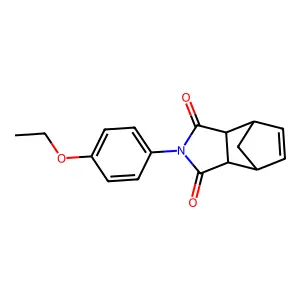 2-(4-Ethoxyphenyl)-3a,4,7,7a-tetrahydro-1H-4,7-methanoisoindole-1,3(2H)-dione structure