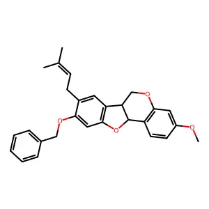 (13aS)-5,8,13,13a-Tetrahydro-6H-dibenzo(a,g)quinolizine structure