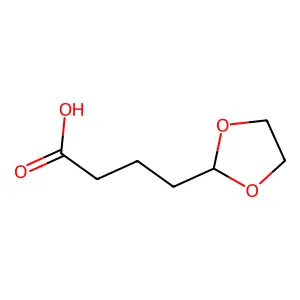 4-(1,3-Dioxolan-2-yl)butanoic acid structure