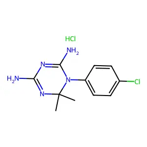 Cycloguanil hydrochloride structure