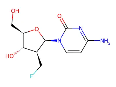 1-(Dcfmeara)cytosine structure