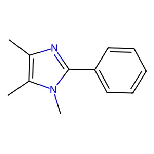 1,4,5-Trimethyl-2-phenyl-1H-imidazole structure