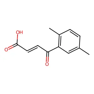 4-(2,5-Dimethylphenyl)-4-oxobut-2-enoic acid structure
