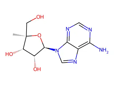 4'-Methyladenosine structure